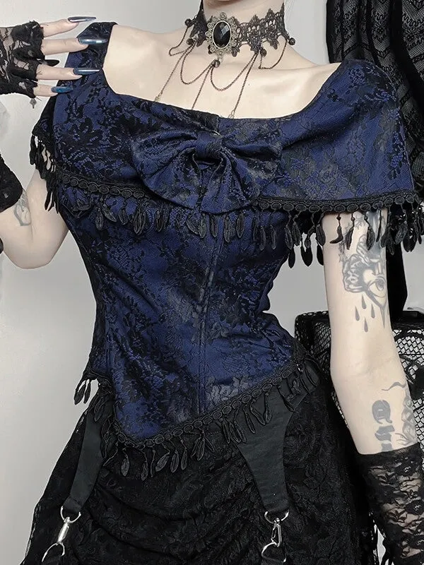Alternative Irregular Lace Fishtail Skirt