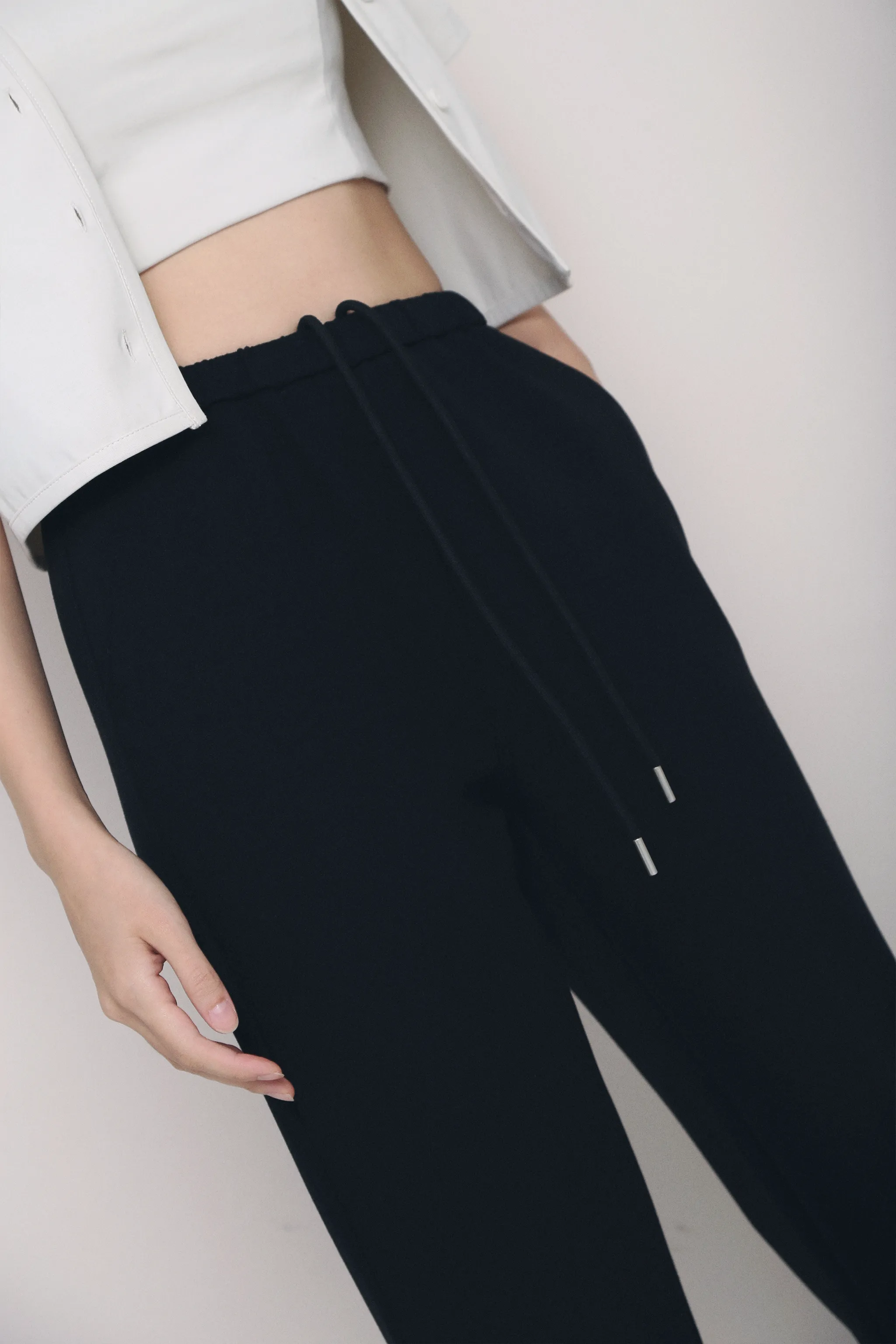 Avalon Straight Leg Slacks Black (Backorder)