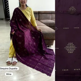 Beautiful Designer Heavy Chanderi Silk Party Wear Dupptta