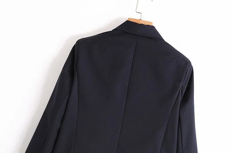 BLACK CROPPED BLAZER