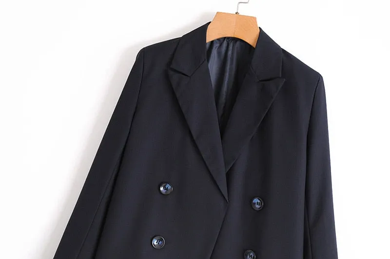 BLACK CROPPED BLAZER