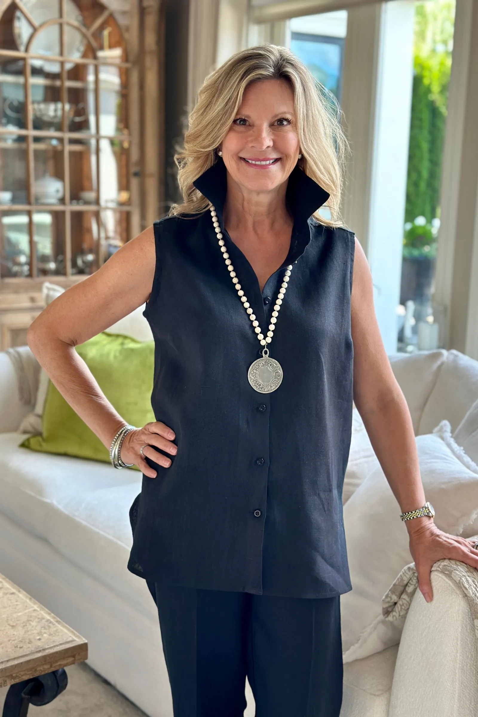 Caroline Sleeveless Top