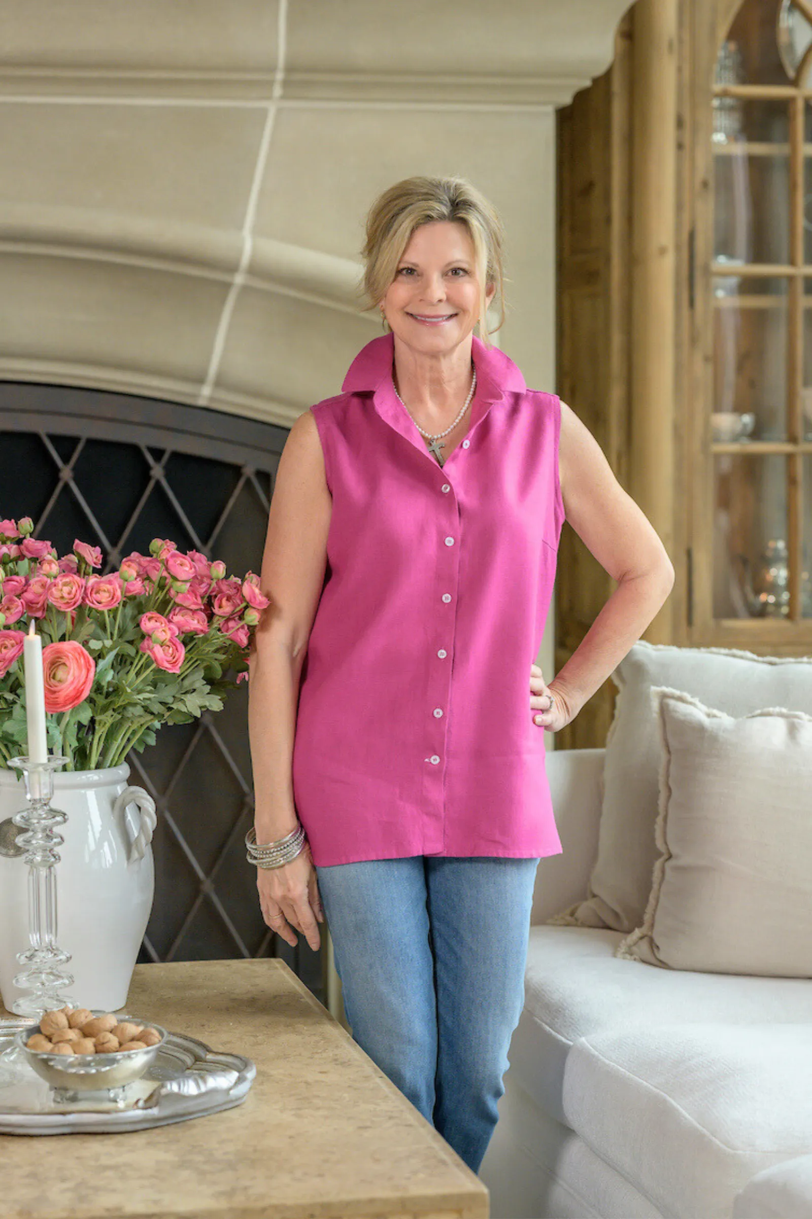 Caroline Sleeveless Top