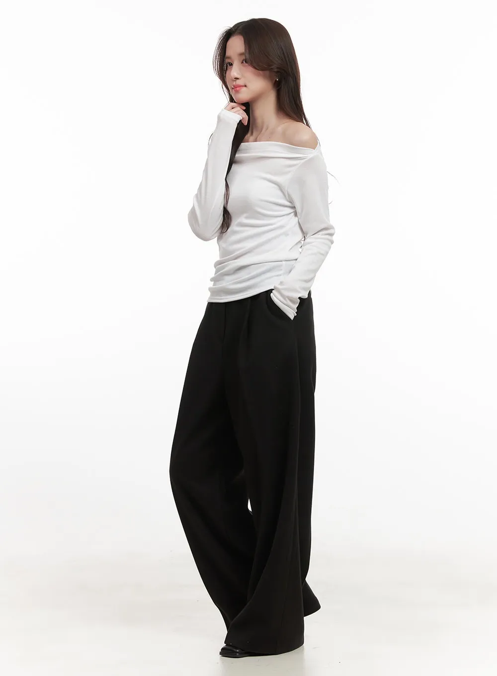 Classic Pintuck Slacks CJ514