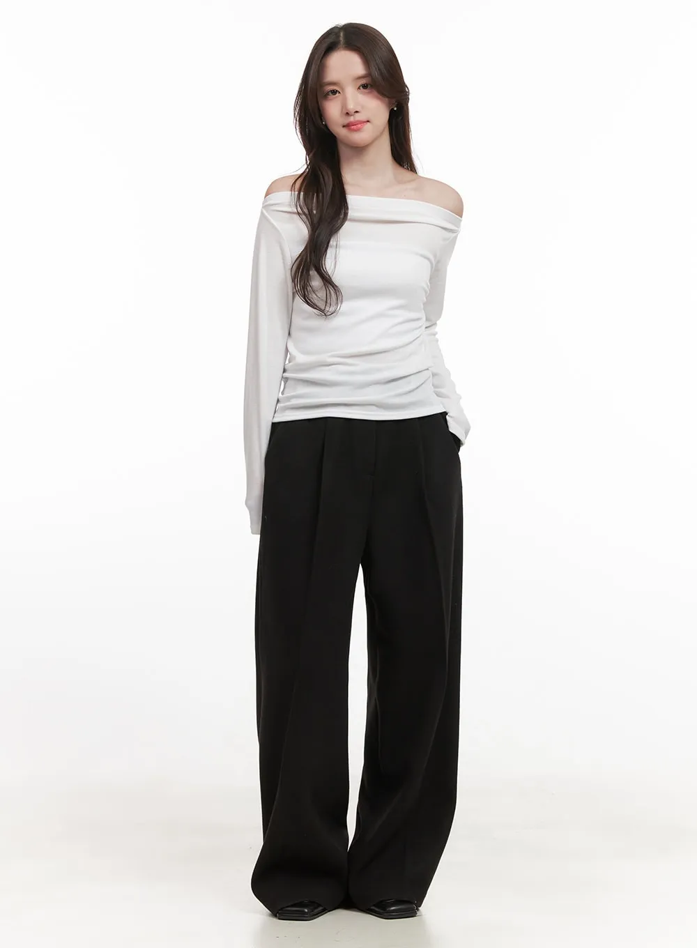 Classic Pintuck Slacks CJ514