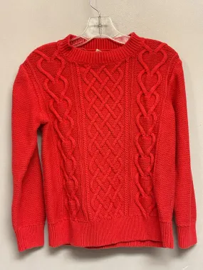 Crew Cuts Factory Size 10 Red Cotton Big Girls Sweaters & Vests