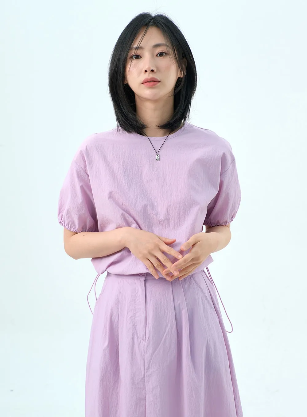 Drawstring Blouse OY318