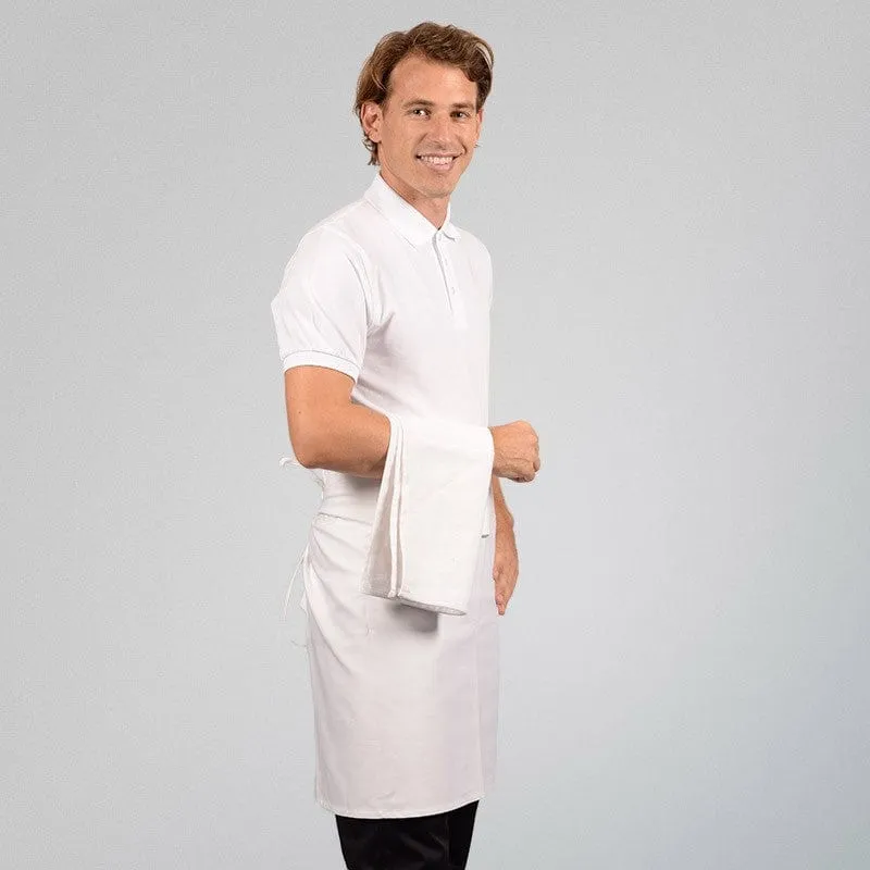 Half Chef Kitchen Apron 100% Cotton - MANELLI