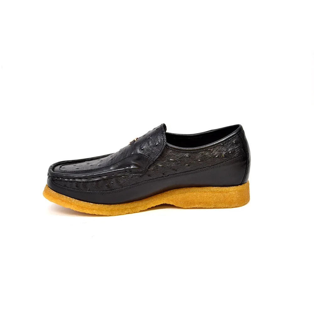 Harlem Ostrich Leather - Stylish and Comfortable Slip On Shoes