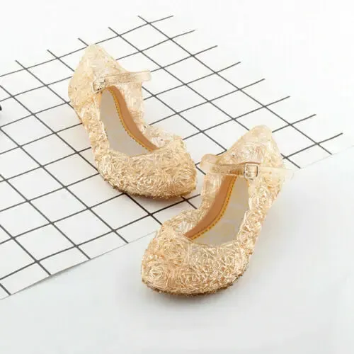 High-Heeled Girls Summer Crystal Sandals