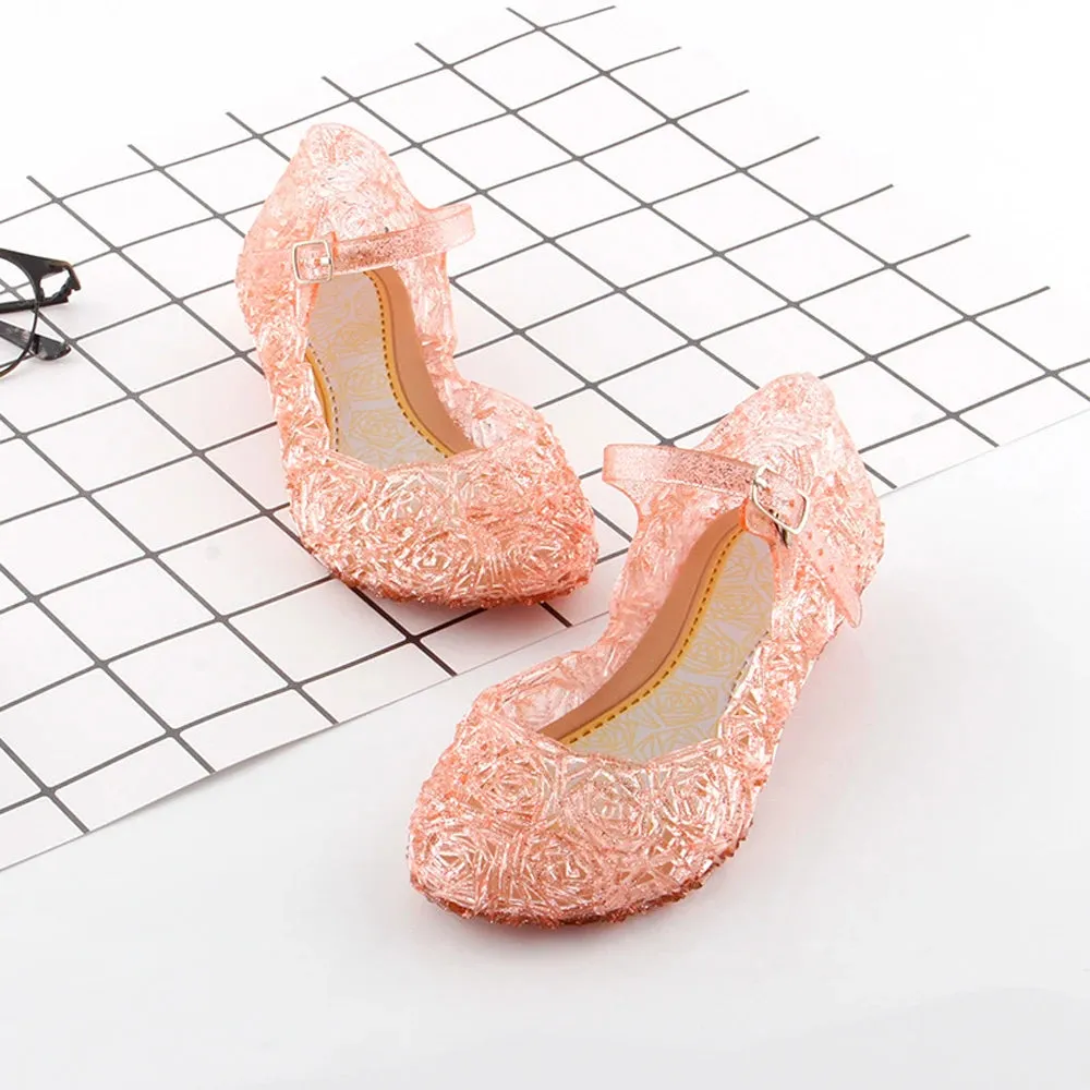 High-Heeled Girls Summer Crystal Sandals