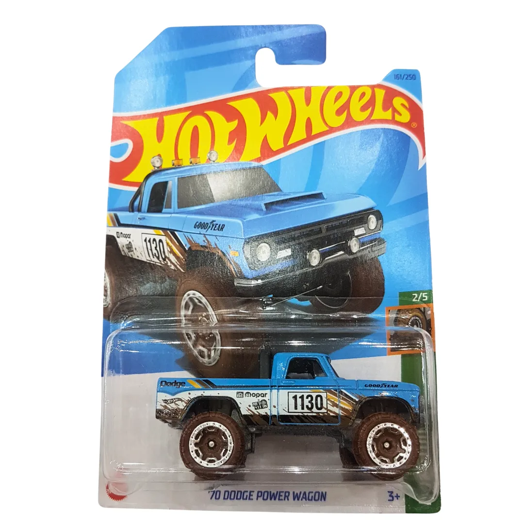 Hot Wheels '70 Dodge Power Wagon Die-Cast Model - Baja Blazers Series