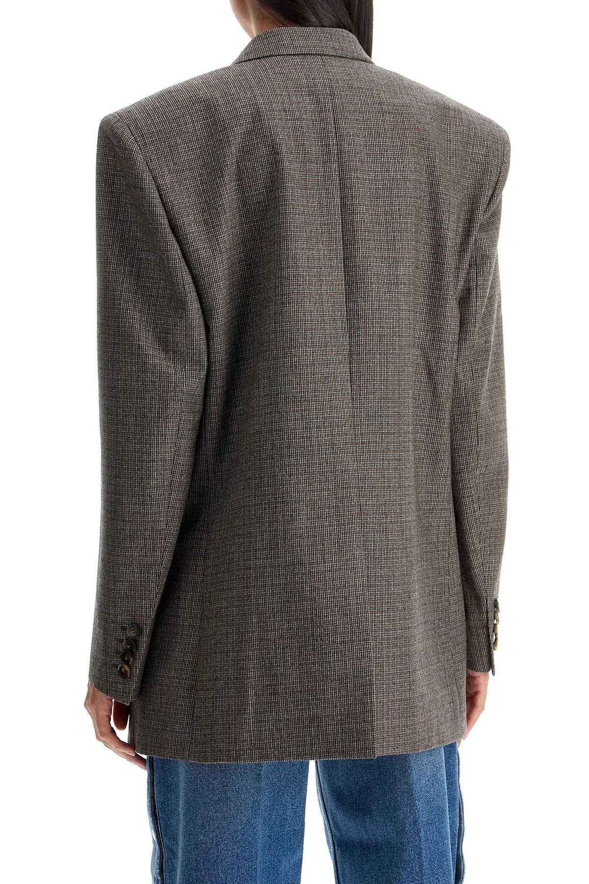 HOUNDSTOOTH SINGLE-BREASTED BL