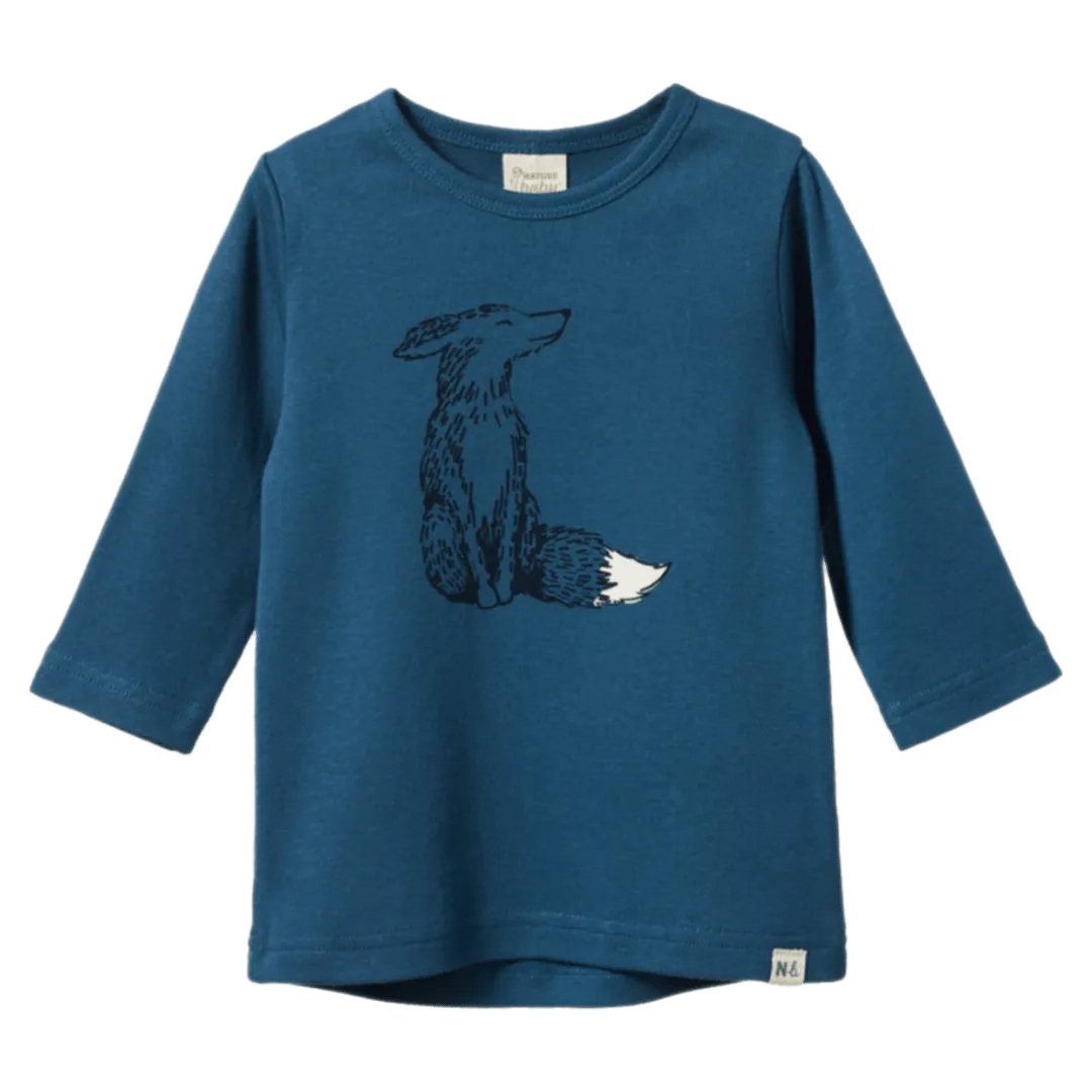 Long Sleeve River Tee - Foxy Teal