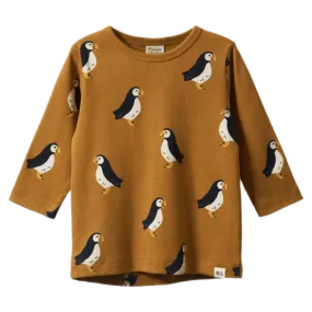 Long Sleeve River Tee - Puffin Toffee
