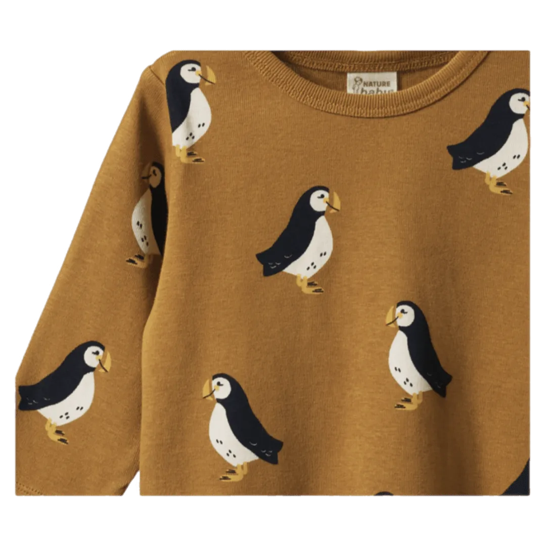 Long Sleeve River Tee - Puffin Toffee