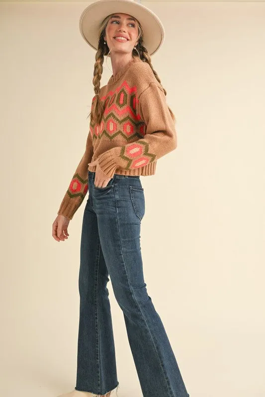 Pink Moose Sweater