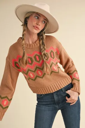 Pink Moose Sweater
