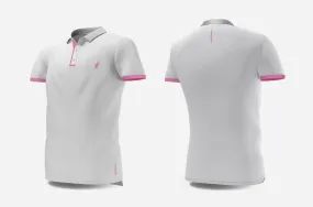 Polo (white/pink)