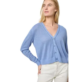 Saddle Sleeve V-Neck Cardigan
