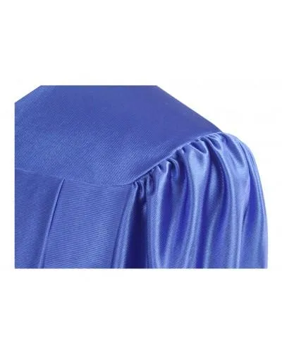 Shiny Royal Blue Bachelors Graduation Gown - College & University