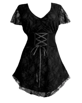 Sweetheart Top in Black