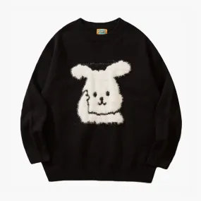 Think About It Rabbit Aesthetic Sweater