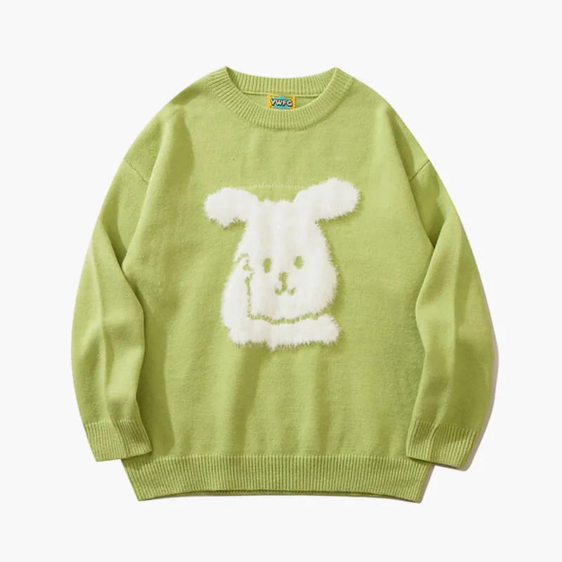 Think About It Rabbit Aesthetic Sweater