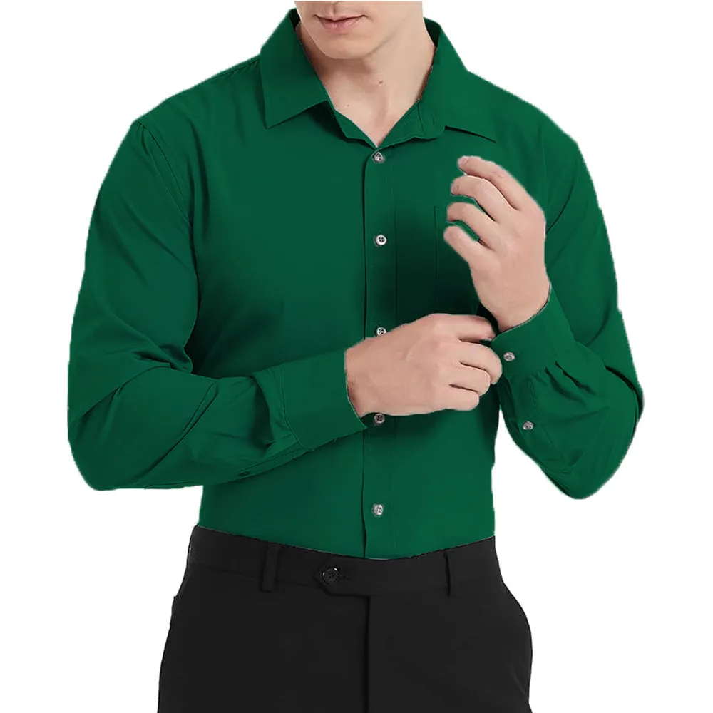 Uniform Unicorn Men's Formal Alaskan Ross Shirt - Slim Fit Long Sleeve with Pocket | Office Wear | Formal Wear | Daily Wear(Shirt_Alaskan Ross)