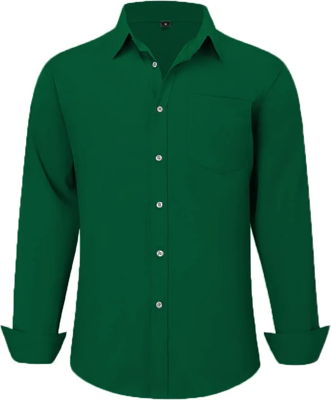 Uniform Unicorn Men's Formal Alaskan Ross Shirt - Slim Fit Long Sleeve with Pocket | Office Wear | Formal Wear | Daily Wear(Shirt_Alaskan Ross)