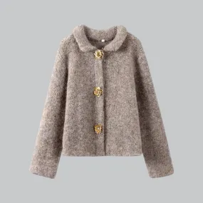 Vera | Soft Wool Knit Cardigan Winter Warm Sweater