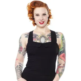 Veronica Black Womens Top